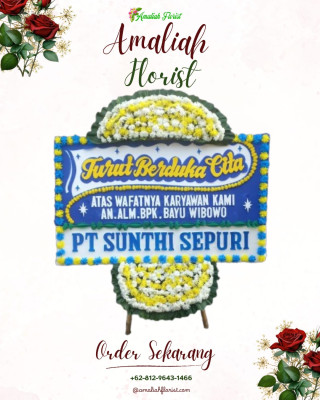 Papan Bunga Duka di Dendengan Dalam